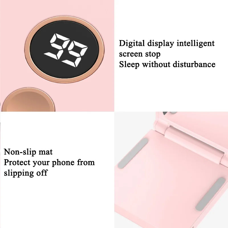 3-in-1 Mini Portable Neck & Handheld Fan with Power Bank