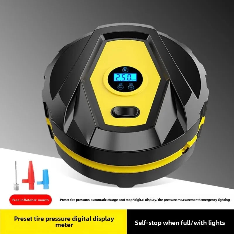 Portable Mini Car Inflatable Pump Digital Display
