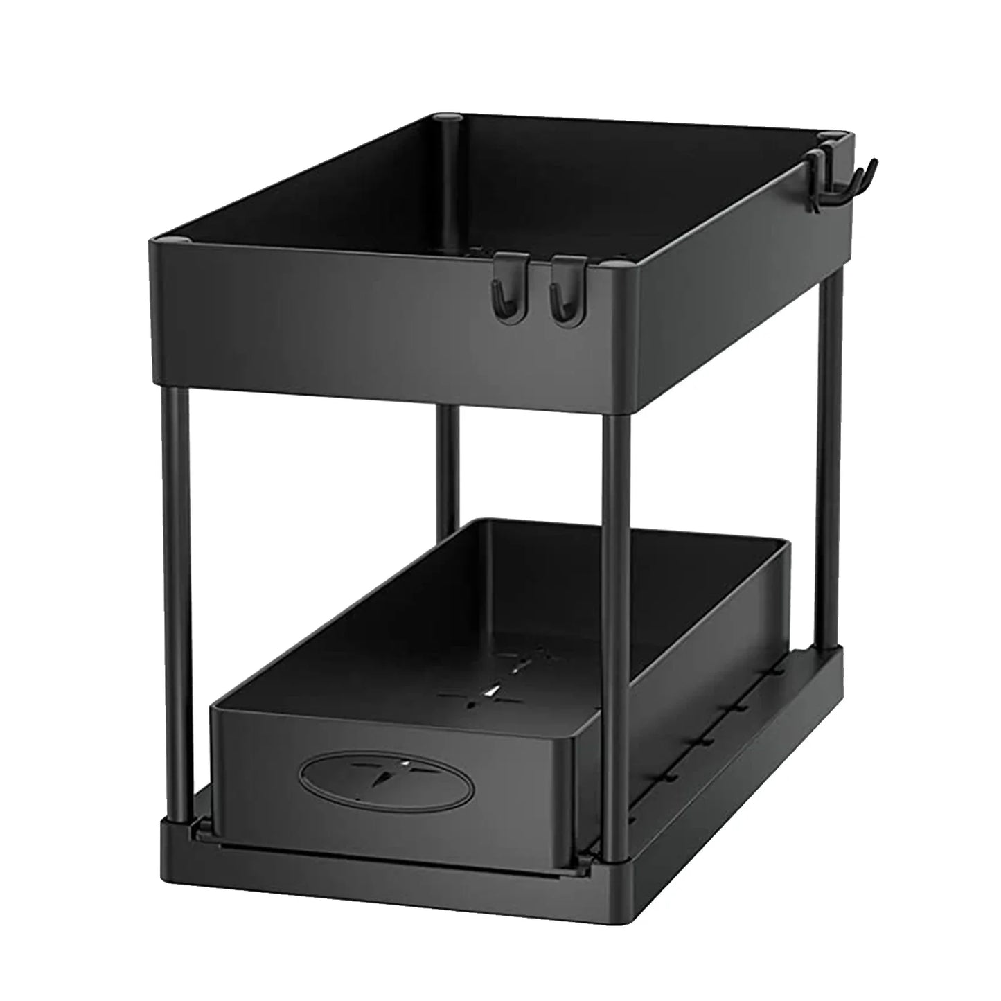 2-Tier Under Sink Organizer Sliding Drawer Rack