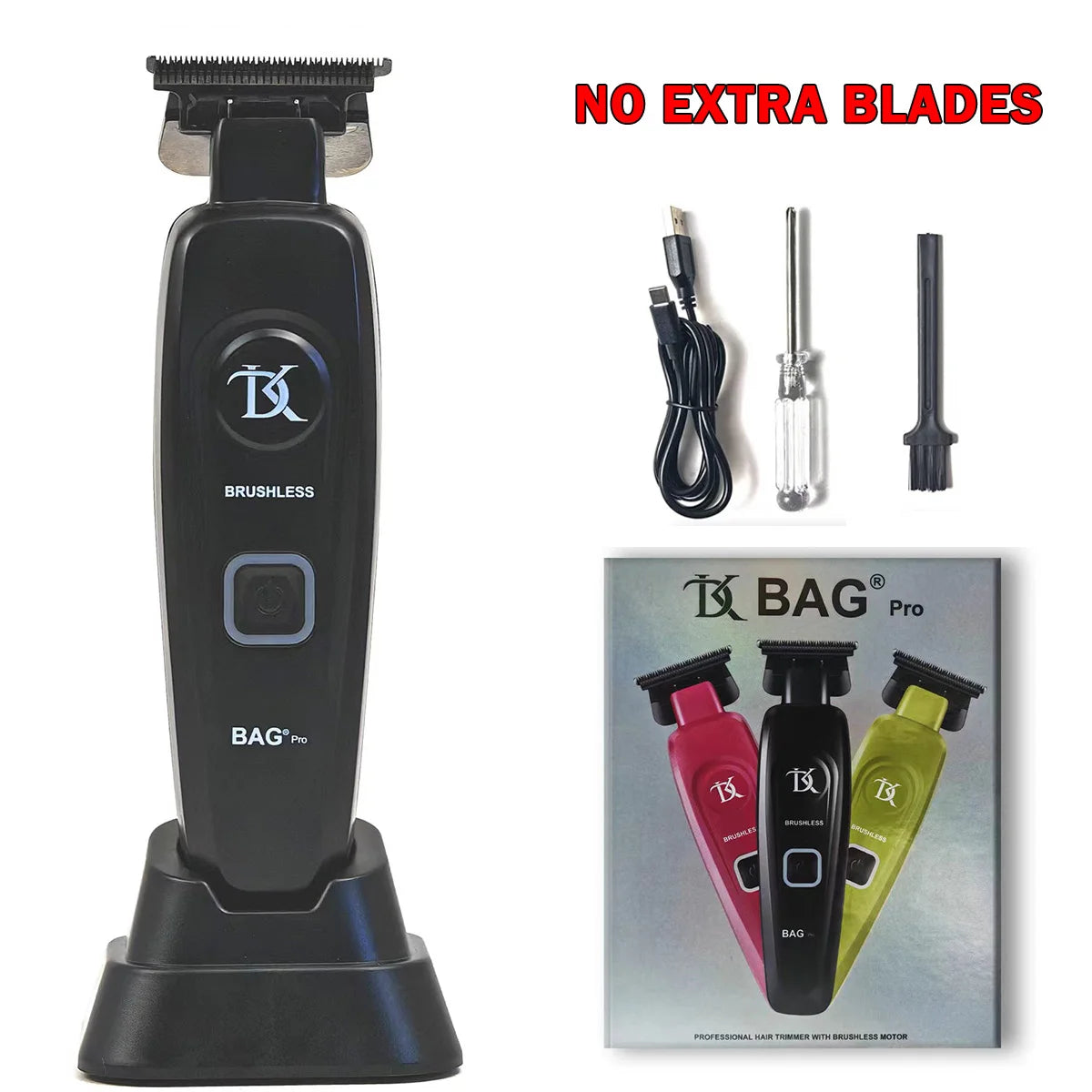 BRDCLIP DK-078 Brushless Hair Trimmer for Men Barber