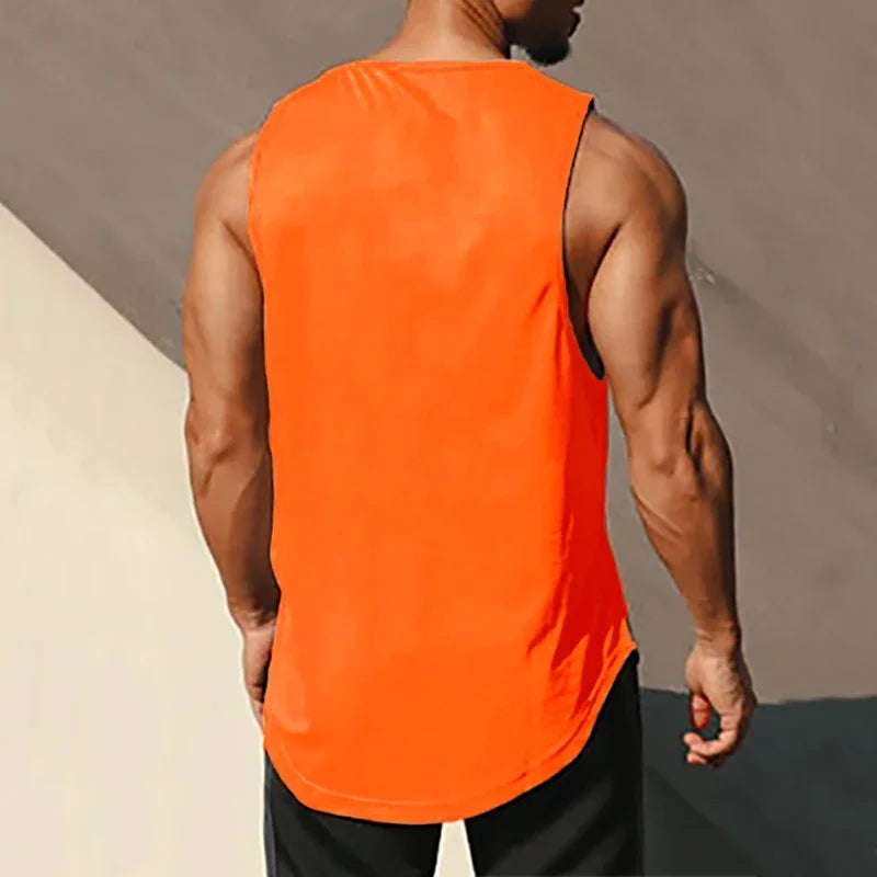 Men’s Gym Sleeveless Tank Top Basketball Vest