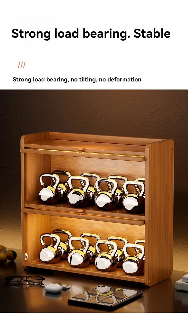 Multifunctional Kitchen Countertop Seasoning Rack Shelf