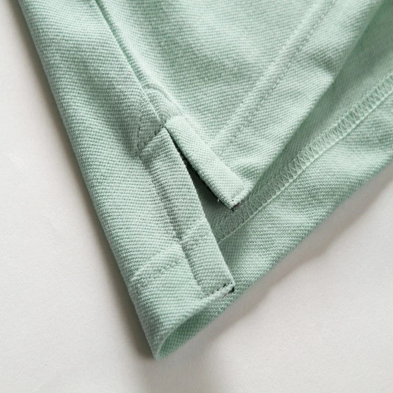 Shirts for Men Summer Cotton T shirts luxury Men Clothing Short Sleeve tee Tops man Simple business Shirt Goth Punk mens shirts