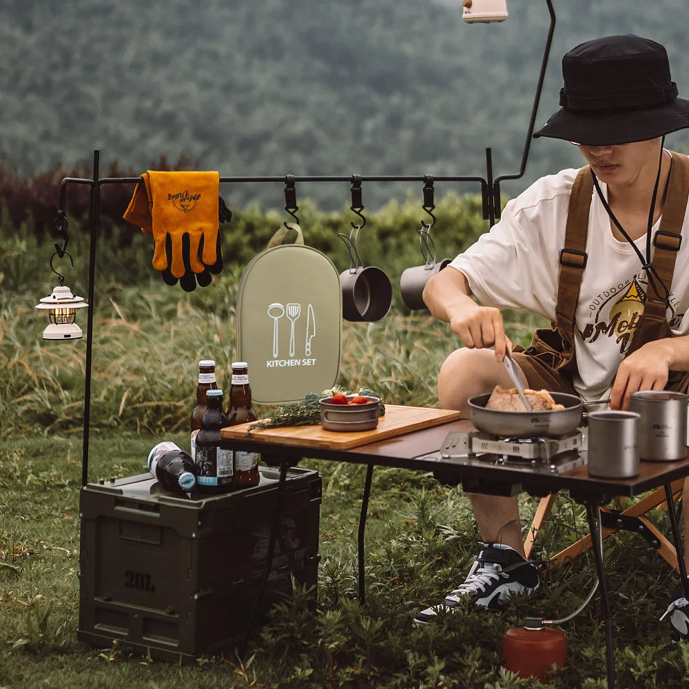 Camping Cookware Storage Bag Compact & Foldable