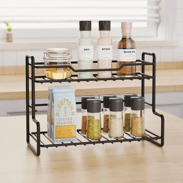 Double-Layer Kitchen Organizer Shelf – Waterproof Sink Storage