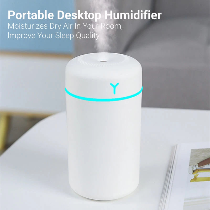 420ML Portable Mini USB Cool Mist Humidifier