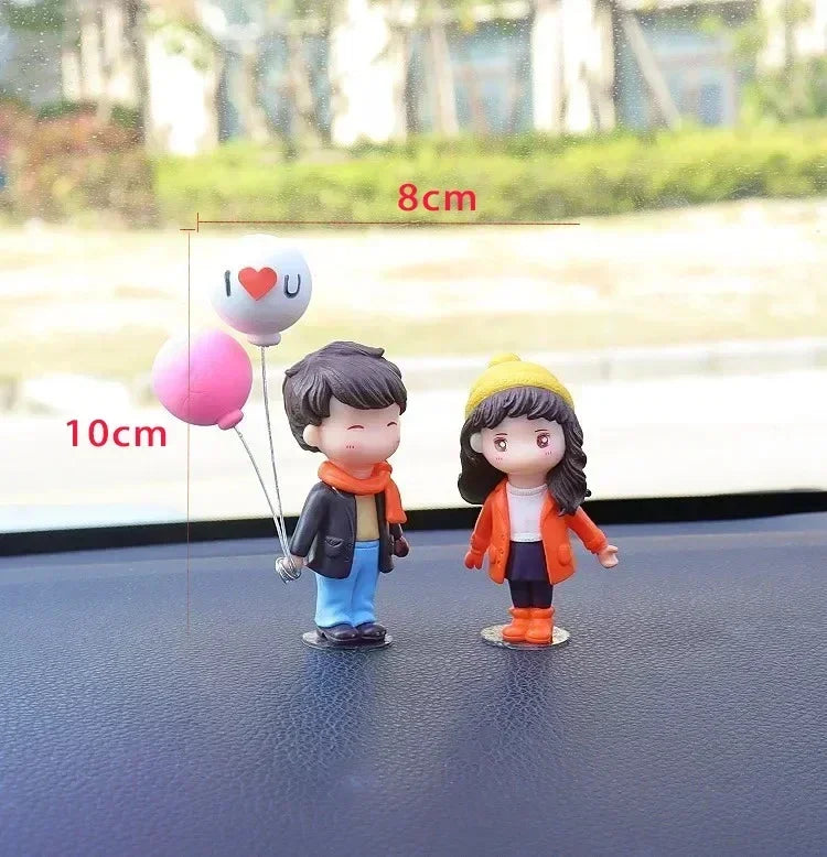 Cute Car Ornament Couple Desktop Decoration Gift