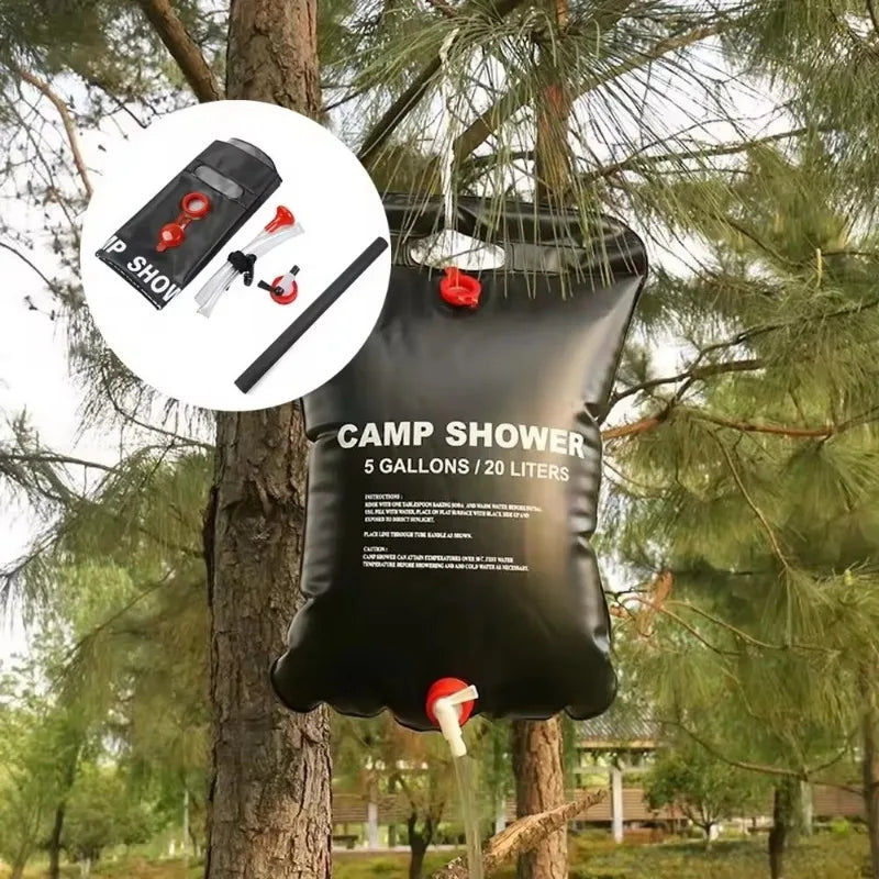 Folding Camping Shower Water Bag 10–20L Portable