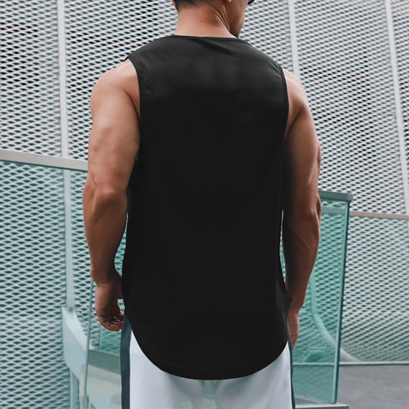 Men’s Gym Sleeveless Tank Top Basketball Vest