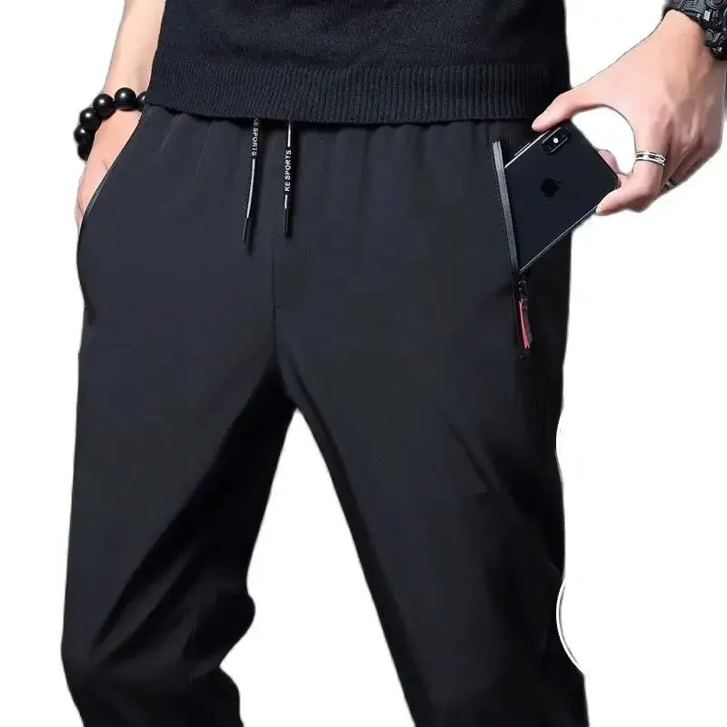 Men’s Slim Fit Elastic Waist Casual Jogger Pants