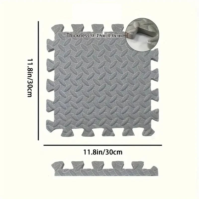 8/16pcs Foam Fitness Non-Slip Floor Mat Tiles