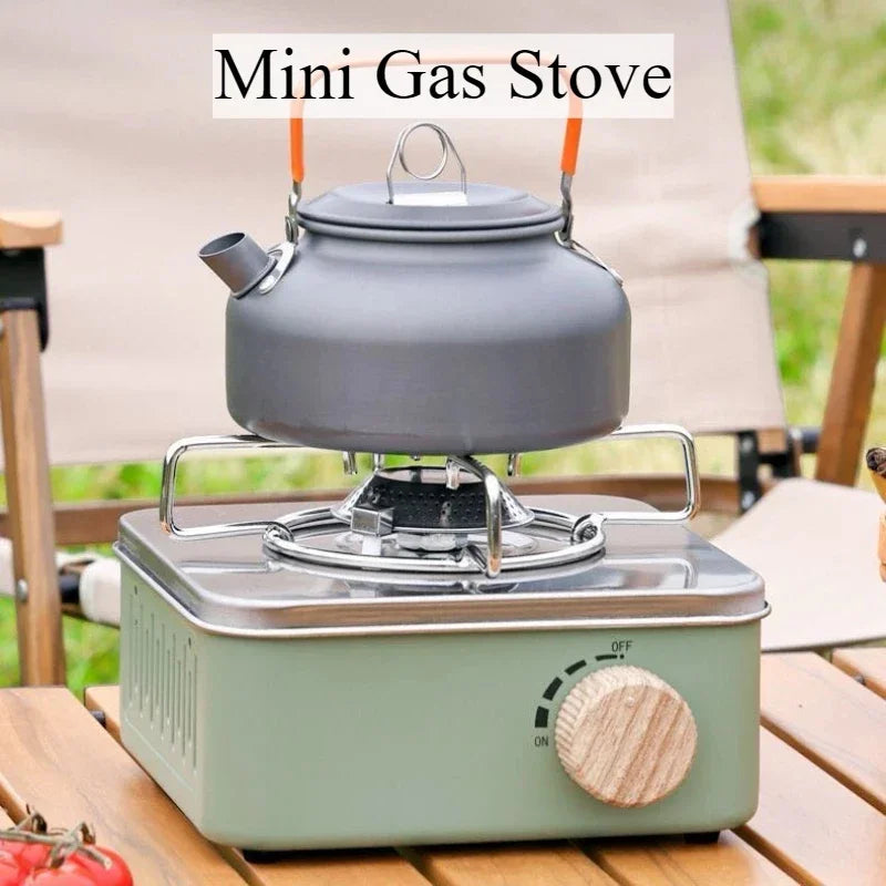 Portable Retro Camping Gas Stove with Ignition Device