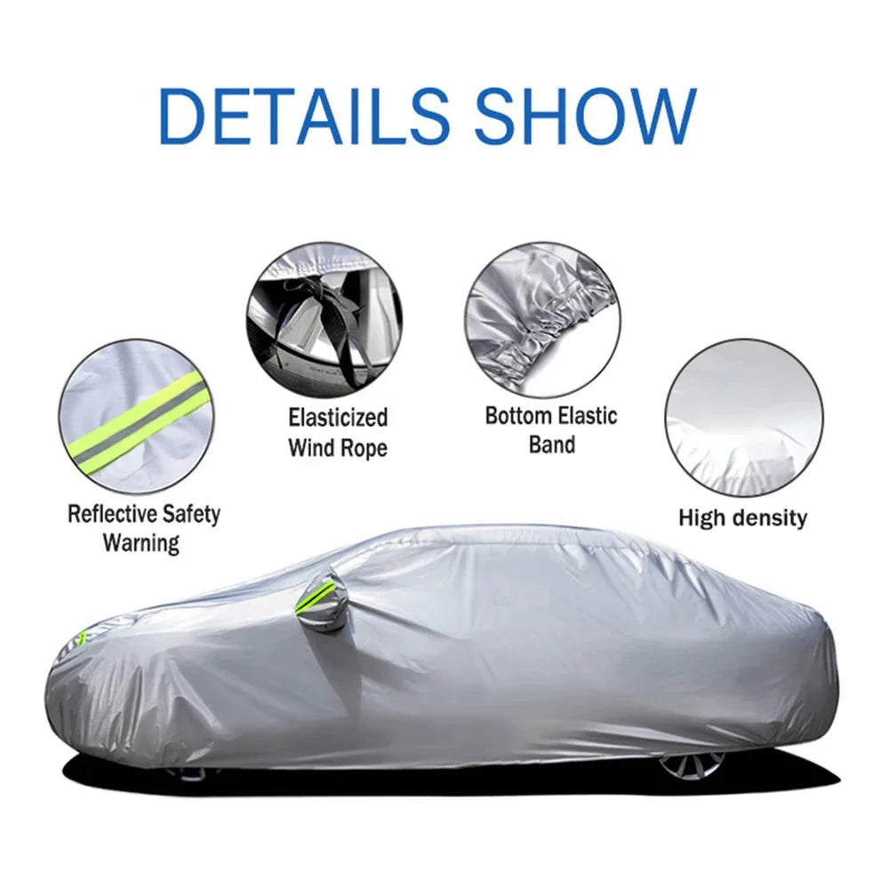 Universal Car Snow & Dust Cover Outdoor Protection