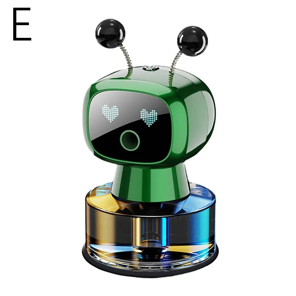 Smart Rechargeable Car Air Freshener,Automatic Aromatherapy Diffuser With Robotic Design,Auto-Spray&Ignition Sensing,Car Decor
