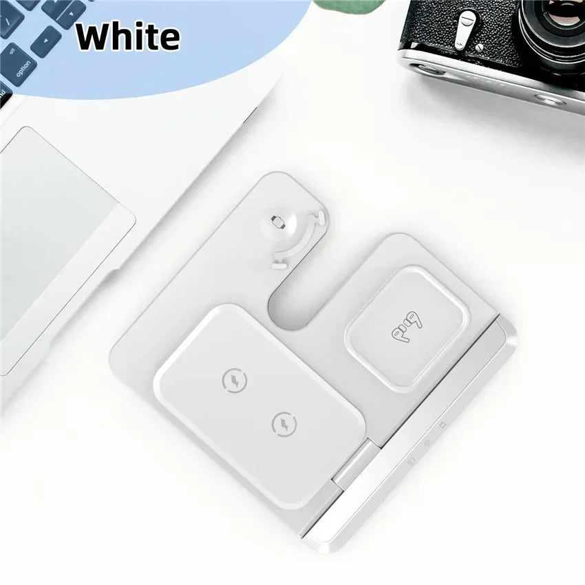 VIKEFON 100W 3 in 1 Wireless Charger Stand For Samsung Fold S22 Untra Galaxy Watch 5 4 3 Active Buds Fast Charging Dock Station