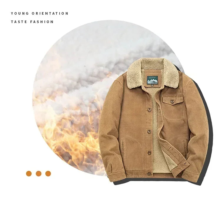 Men’s Tactical Military Windbreaker – Winter Fleece Jacket