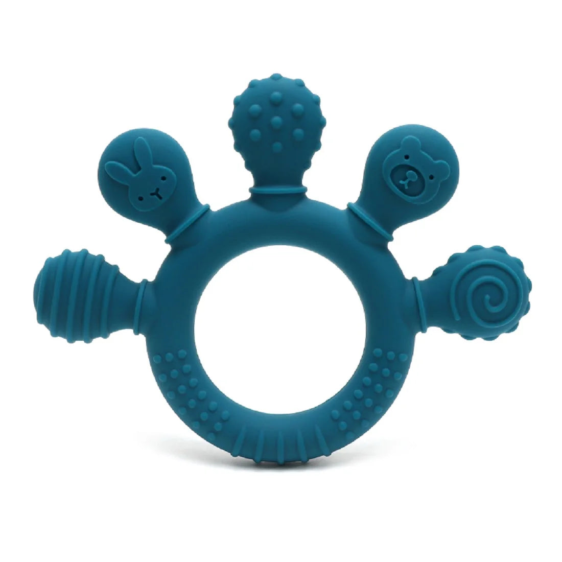 Erduo Silicone Baby Teether – Safe Sensory Chew Toy