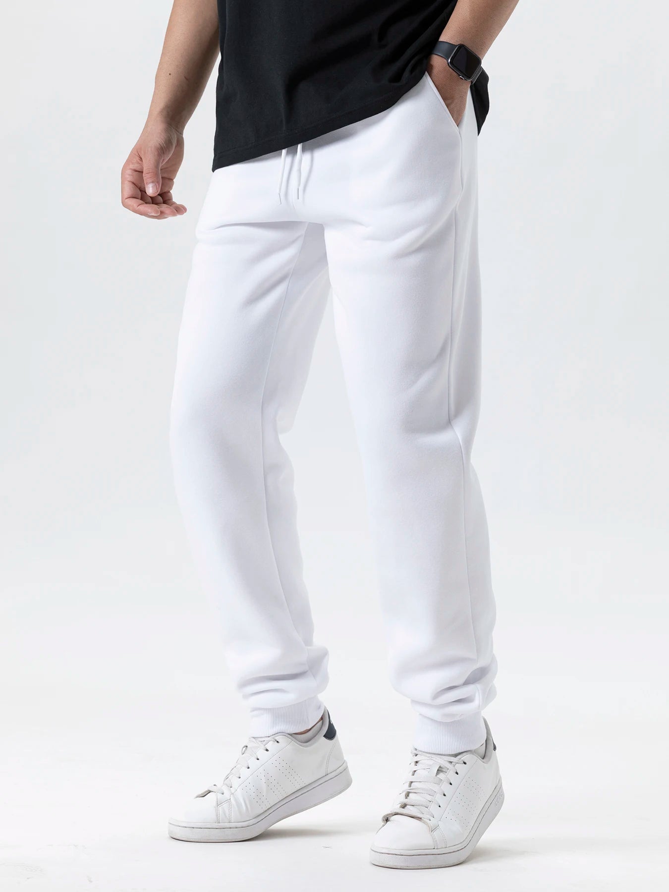 Men’s Fleece Sweatpants – Winter Joggers Gym Casual Pants
