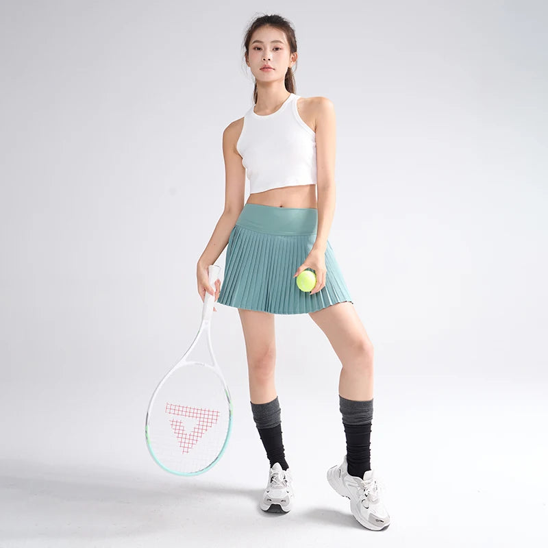 Women’s Tennis & Yoga Skirt – Pleated Quick-Dry Skort