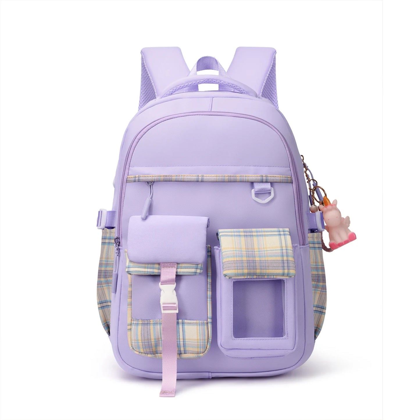 2025 New - Style Schoolbag for Primary School Girls, Suitable for Grades 1, 3 to 6, Child-Friendly, Load-Reducing and Spine