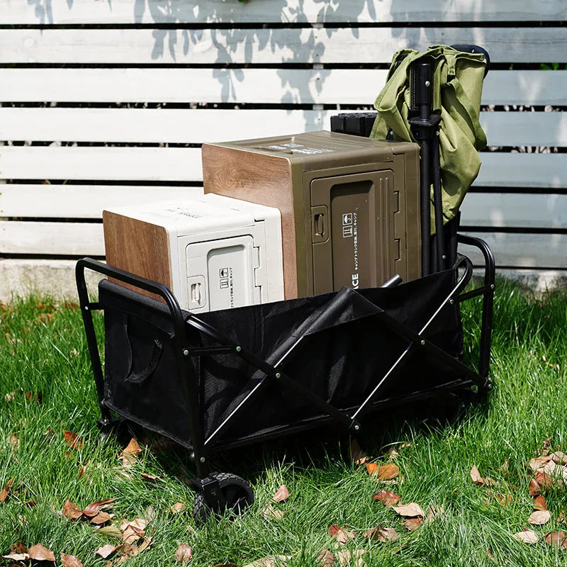 Outdoor Camping Cart – Large Capacity Foldable Trolley
