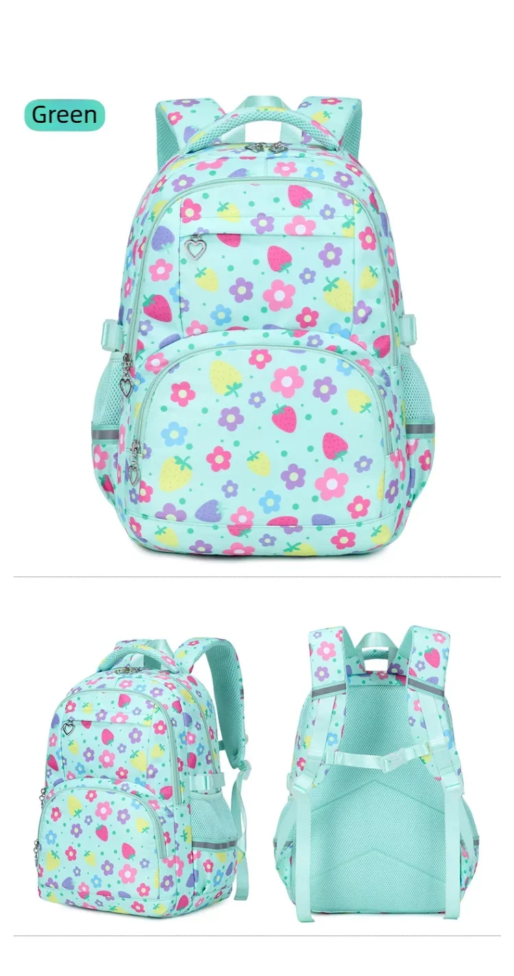 Schoolbags for Primary School Girls, Fashionable Backpacks, Large Capacity Junior High School Students, Versatile Backpacks