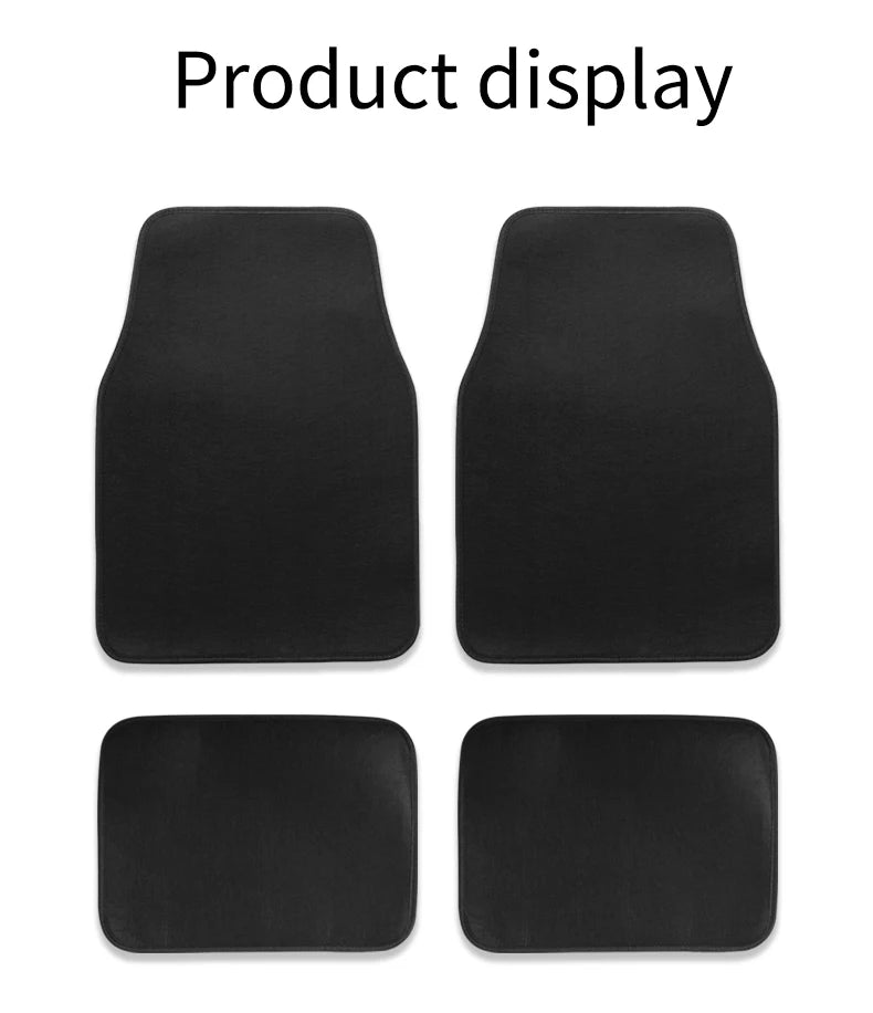 Car Floor Mats Universal Front & Rear Carpet Mats