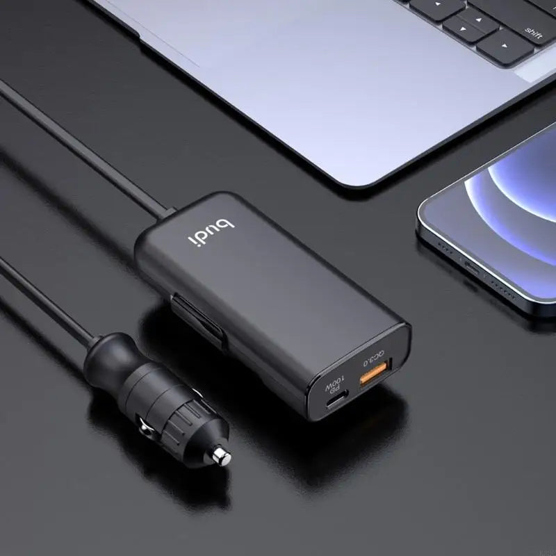 K32C Car Fast Charger for Family & Travel Use