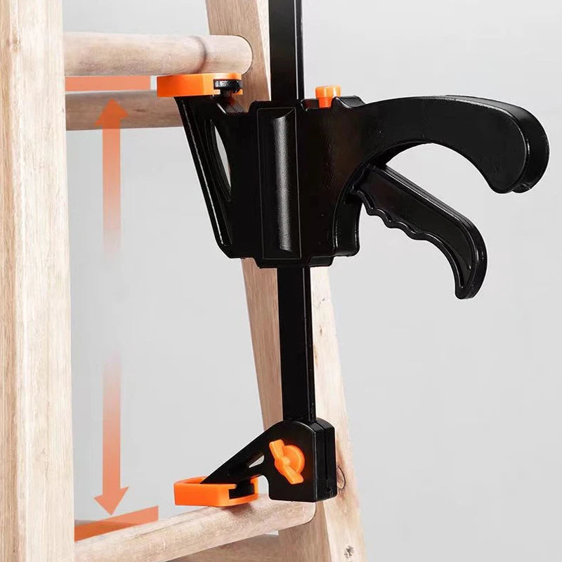 2pcs 4-Inch F Clamp Clips – Quick Ratchet Release Tool Kit