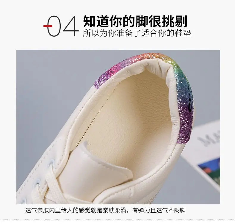 Women Sneakers Autumn New Casual Walking Shoes Woman Flat Lace Up High Quality Sneakers Fashion Flat-bottomed Casual Shoes