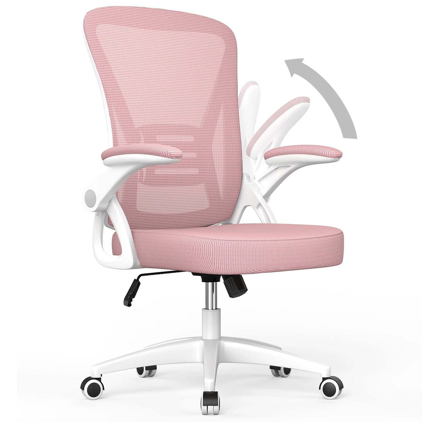 Ergonomic Mesh Office Chair – Lumbar Support & Flip Armrests