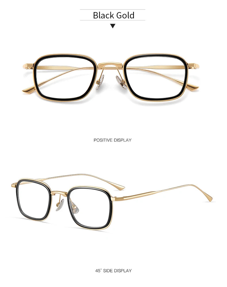 Titanium Eyeglass Frames – Ultra-Light Retro
