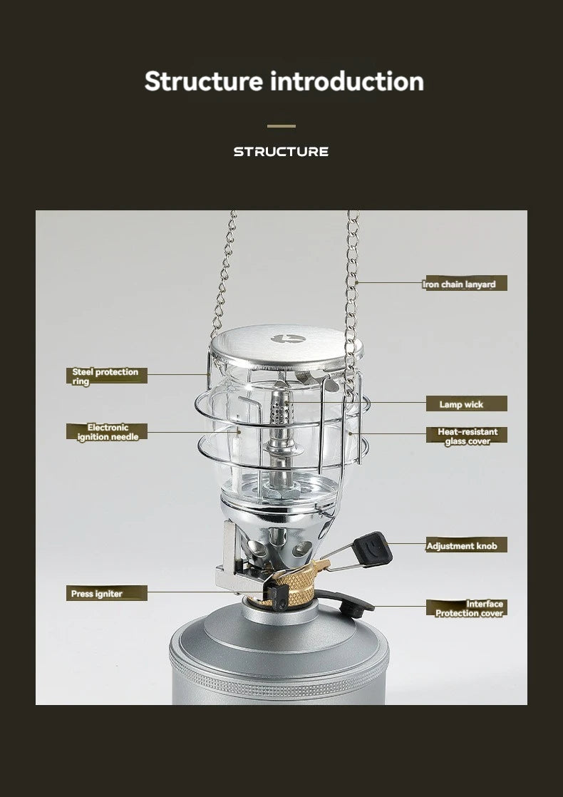 CAMPINGMOON Portable Lantern Medium Outdoor Tent Light