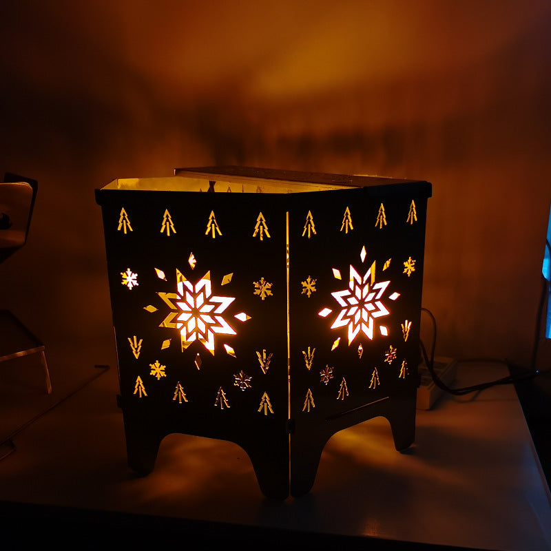 Camping Firewood Stove Portable Outdoor Campfire Table