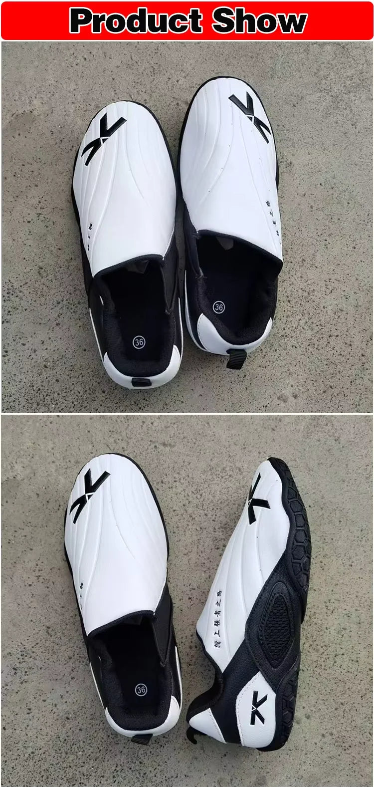 White Breathable Taekwondo Shoes  Boxing Kung fu TaiChi Sport Lightweight Breathable Sport  Shoes