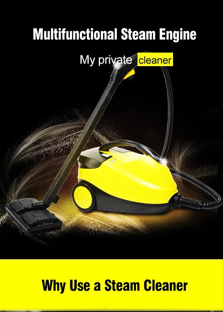 220V Electric Steam Cleaner – 2000W High-Temp Disinfection