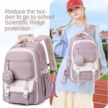 Girls School Backpack – Waterproof Laptop & Travel Bag