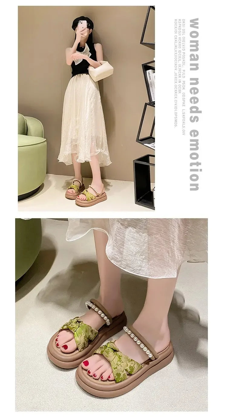 Women’s Designer Summer Slippers – Platform Slides