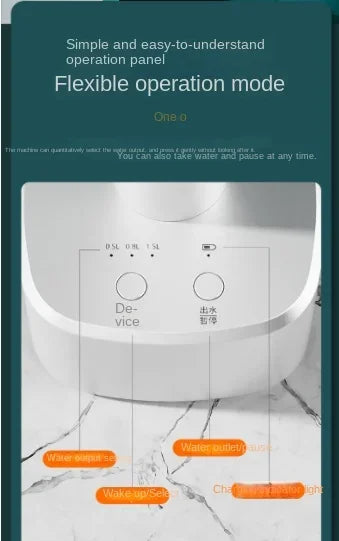 Smart Automatic Water Dispenser 3-gear USB Electric Water Pump With Stand Smart Water Bottle Pump Dispenser For Home Kitchen