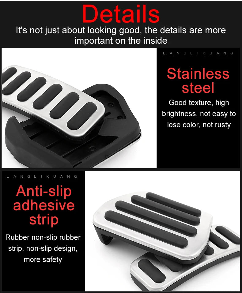 Porsche Cayenne 2019–2024 Accelerator & Brake Pedal Covers