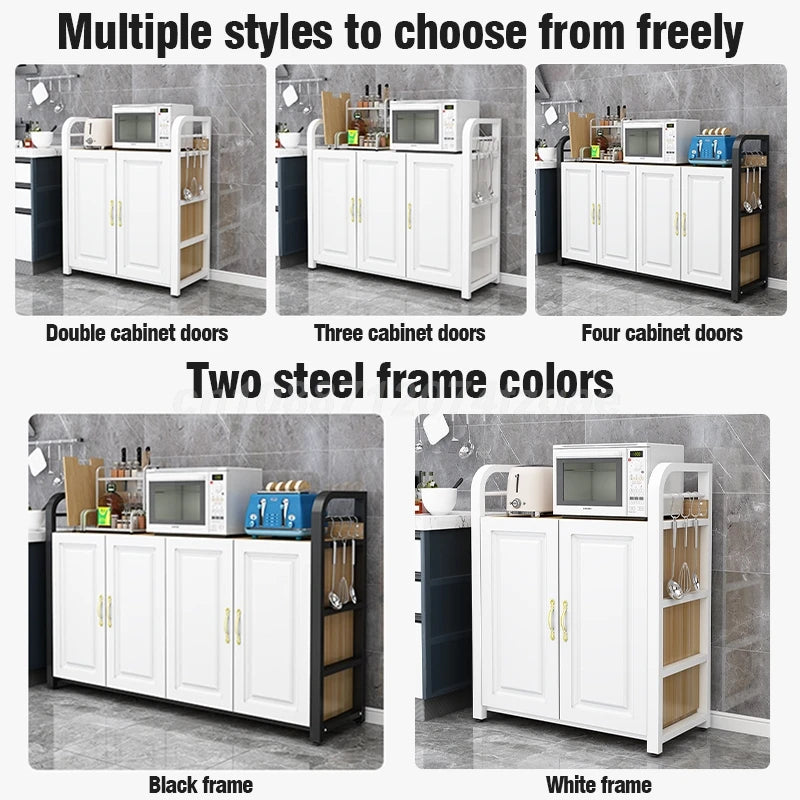 Kitchen Island Shelf Storage Rack Cabinet Organizer