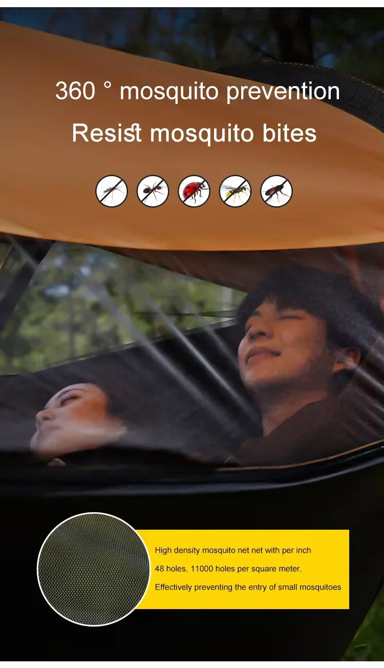 Camping Hammock with Mosquito Net Outdoor Garden Leisure