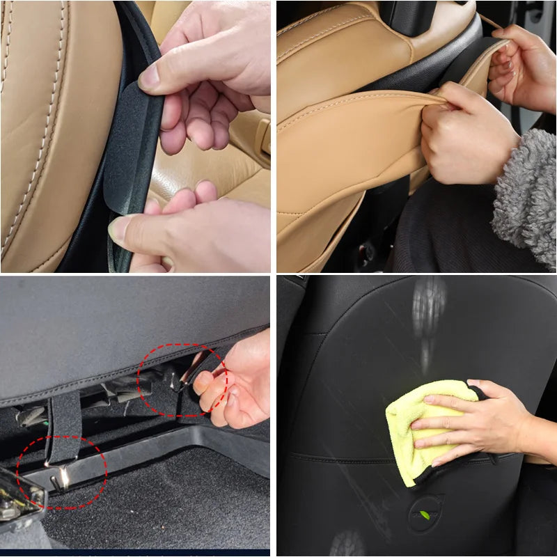 Volvo Seat Back Protector Leather Anti-Kick Pad Cover