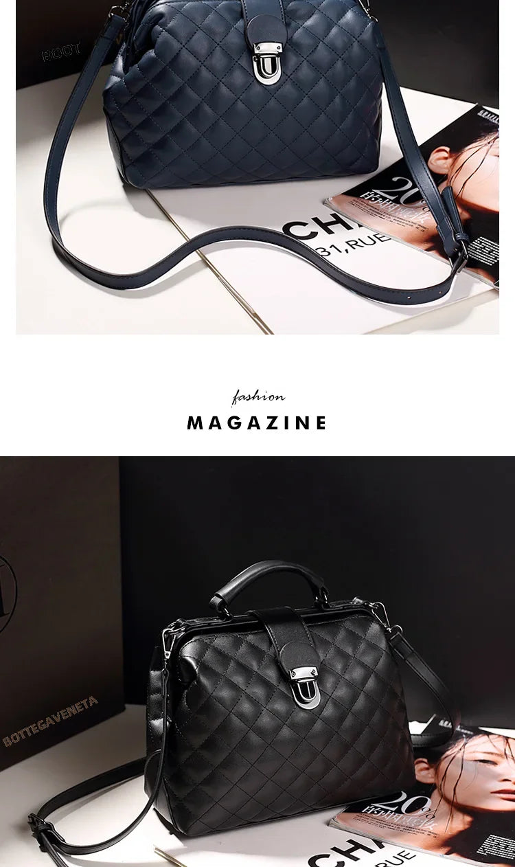 Vintage Argyll Crossbody Bag – Women’s Doctor Handbag