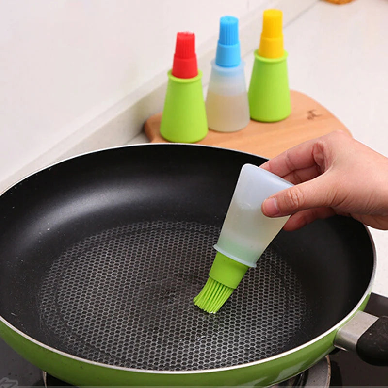 Silicone Oil Brush for Baking & Cooking – Heat Resistant