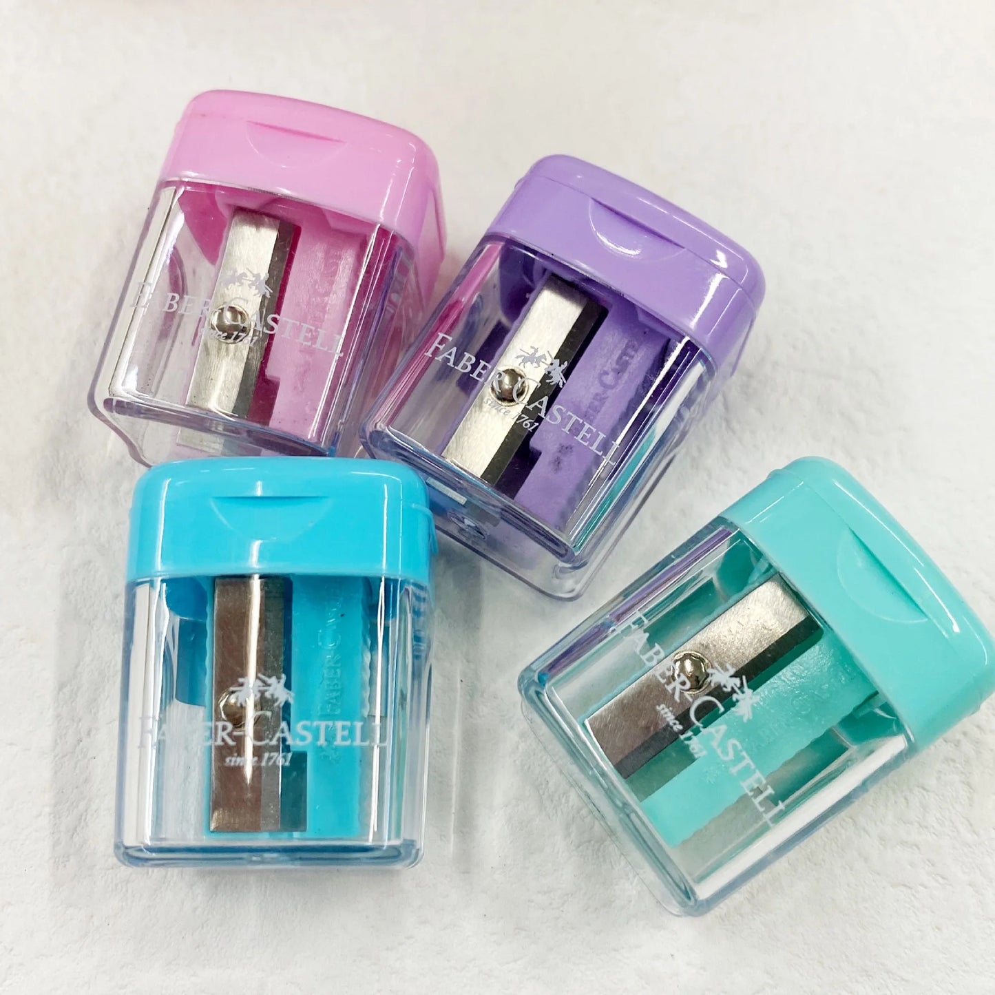 Faber Castell Pencil Sharpener for School Students Garbage-shape Children Small Pencil Color Pencil Sharpener School Supplies