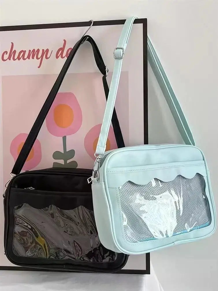 Japanese Harajuku Transparent Ita Bag for Girls
