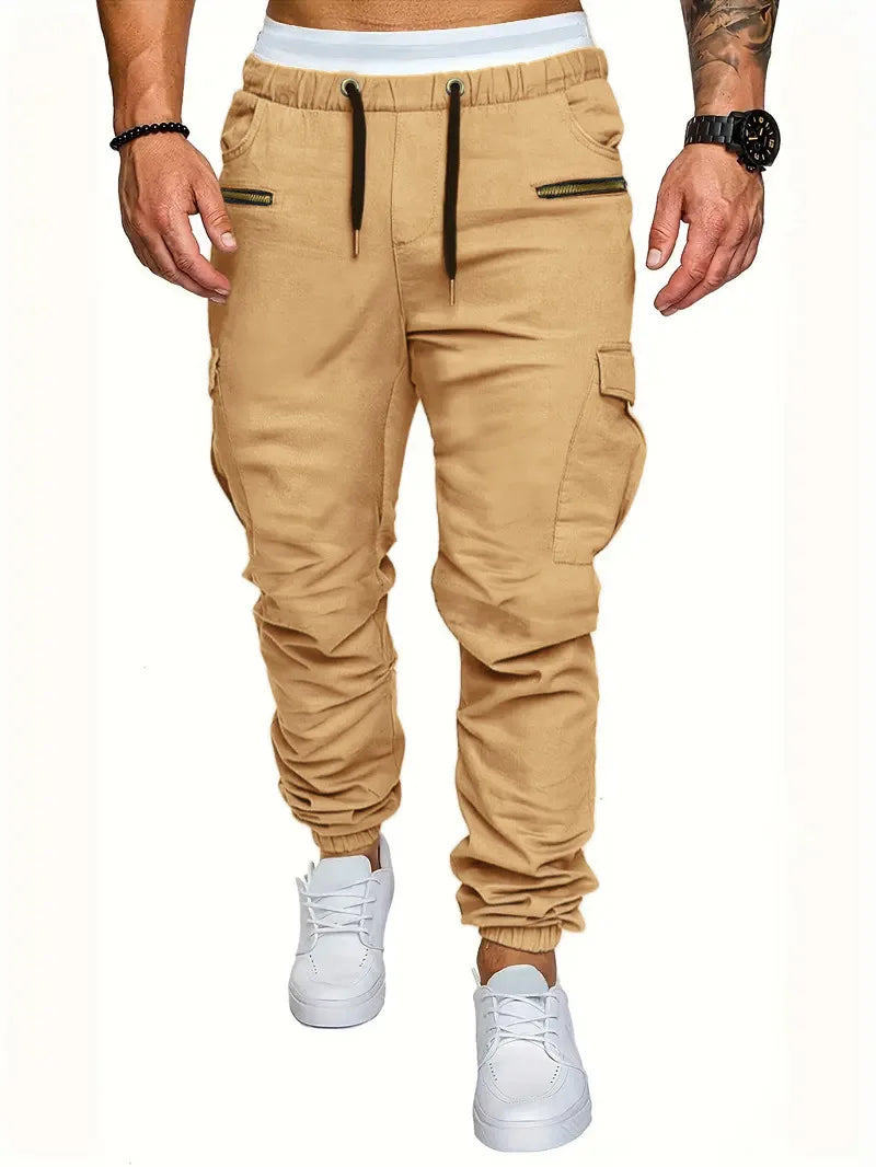 Men’s Tactical Multi-Pocket Cargo Pants Autumn