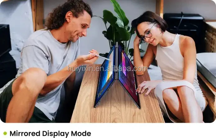 15.6" Tri-Screen Laptop Extender – Touch Dual Display