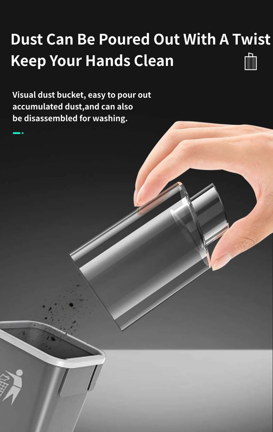 15000Pa Wireless Handheld Vacuum Cleaner